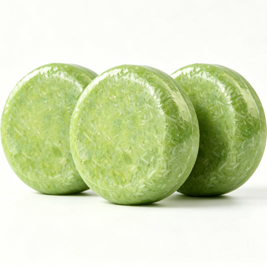 Tea Tree Shampoo Bar HW0016, 2.12 oz (60g), Pack of 3, Green - for Thickening, Fullness, Strength, and Growth