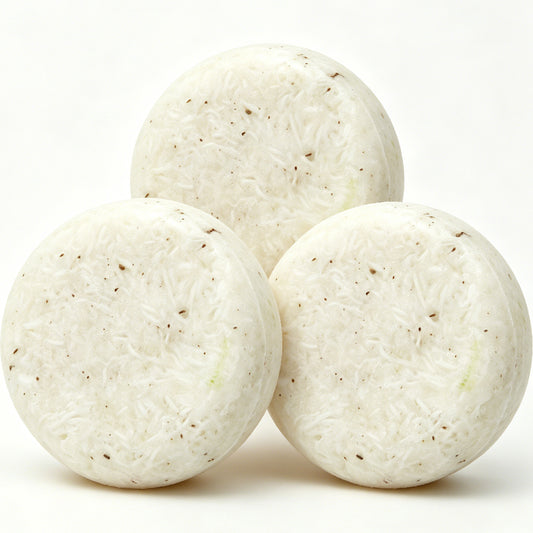 Rosemary Conditioning Shampoo Bar HW0028, 2.12 oz (60g), Pack of 3, White - for Well-Balanced Hair - Cleansing & Nourishing