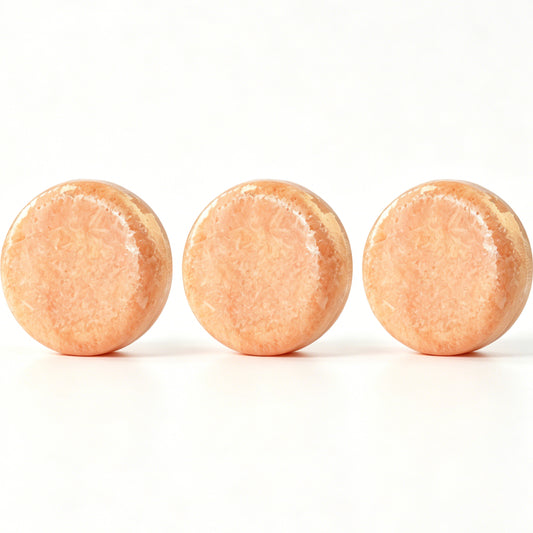 Honey Shampoo Bar HW0037, 2.12 oz (60g), Pack of 3, Orange - Promote Hair Growth, Strengthen & Volumize All Hair Types