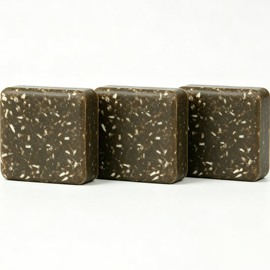 Travel-Size Ginseng Shampoo Bar HW0050, 1.06 oz (30g), Pack of 3, Green - Strengthening, Shine, Scalp Care