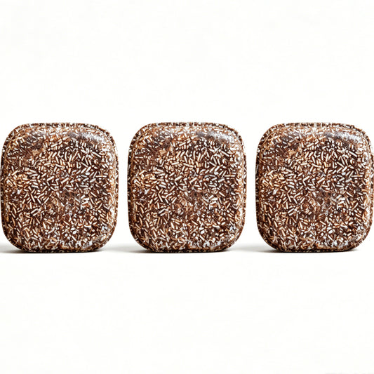 Amino Acid Botanical Shampoo Bar HW0057, 3.17 oz (90g), Pack of 3, Brown - Promotes Growth, Repairs Damaged Hair