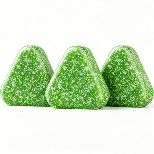 Aloe Vera Shampoo Bar HW0058, 3.17 oz (90g), Pack of 3, Green - Promote Hair Growth, Strengthen & Volumize All Hair Types