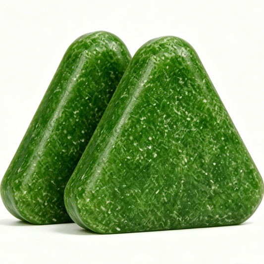 Aloe Vera Shampoo Bar HW0094, 4.23 oz (120g), Pack of 2, Green - Promotes Growth, Repairs Damaged Hair