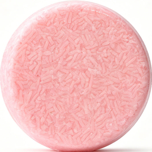 Rose Shampoo Bar HW0142, 2.12 oz (60g), Pack of 1, Pink - for Hair Growth, Strengthening, Thickening & Volumizing