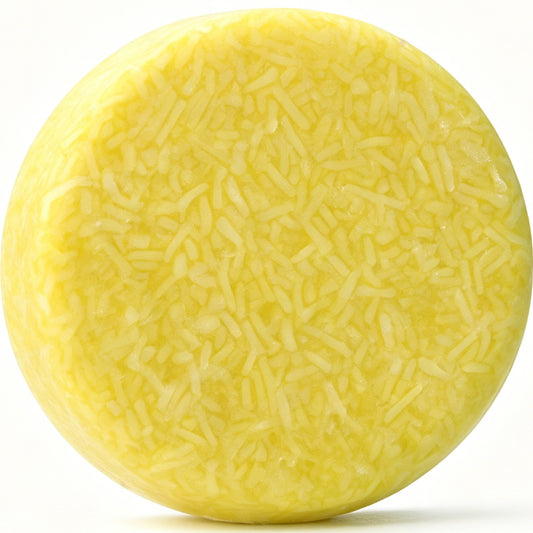 Lemon Shampoo Bar HW0147, 2.12 oz (60g), Pack of 1, Yellow - for Normal Hair, Volume & Strength