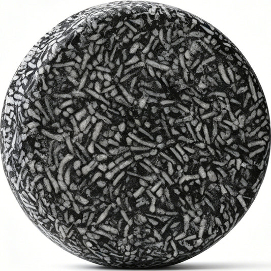 Champú Sólido de Carbón de Bambú HW0153, 2.12 oz (60g), Paquete de 1, Negro - para Anticaída, Crecimiento, pH Equilibrado