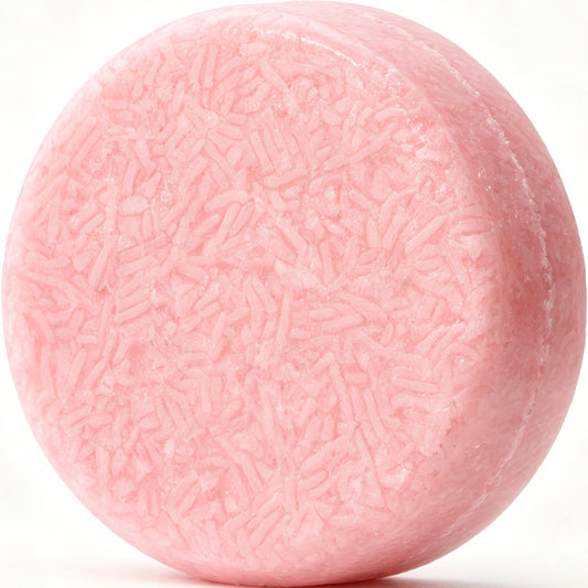 Rose Shampoo Bar HW0196, 2.12 oz (60g), Pack of 1, Pink - Promotes Growth, Repairs Damaged Hair