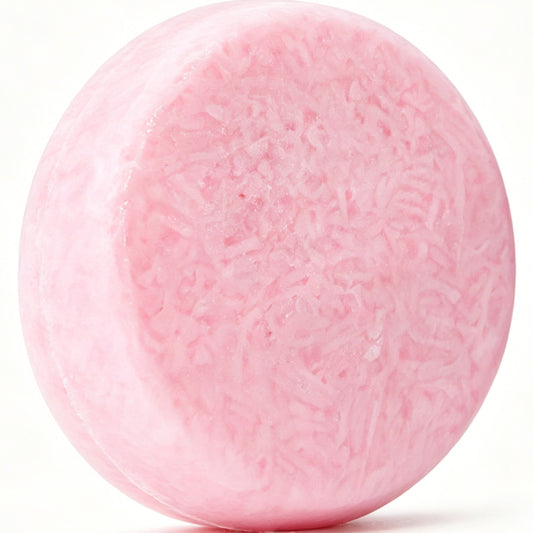 Cherry Shampoo Bar HW0205, 2.12 oz (60g), Pack of 1, Pink - for Hair Growth, Strengthening Hair & Damage Repair