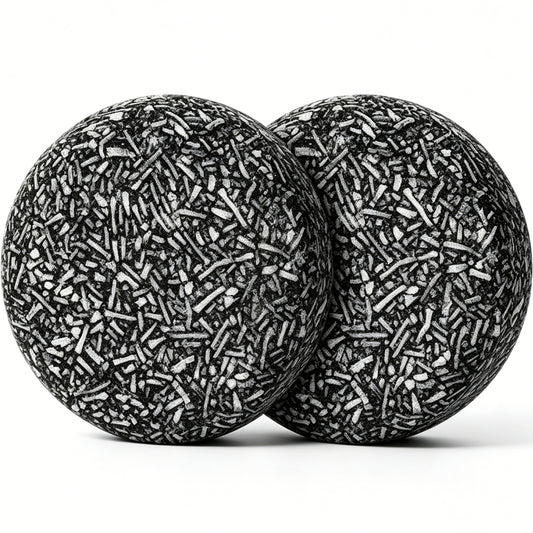 Bamboo Charcoal Shampoo Bar HW0221, 2.12 oz (60g), Pack of 2, Black - for Thickening, Fullness, Strength, and Growth