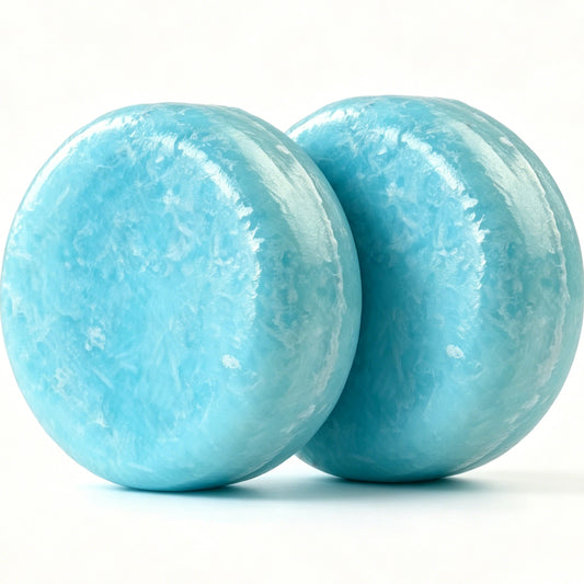 Seaweed Shampoo Bar HW0227, 2.12 oz (60g), Pack of 2, Blue - Promote Hair Growth, Strengthen & Volumize All Hair Types