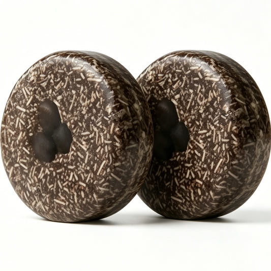 Coffee Shampoo Bar HW0229, 2.12 oz (60g), Pack of 2, Brown - for Thickening, Fullness, Strength, and Growth