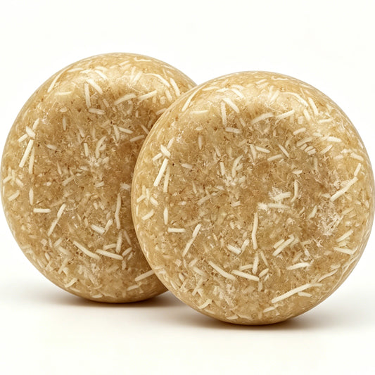Ginger Essential Oil Shampoo Bar HW0251, 2.12 oz (60g), Pack of 2, Brown - for Hair Growth, Strengthening, Thickening & Volumizing