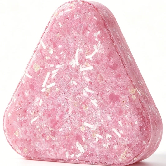 Cherry Blossom Shampoo Bar HW0264, 4.23 oz (120g), Pack of 1, Pink - for Hair Growth, Strengthening, Thickening & Volumizing