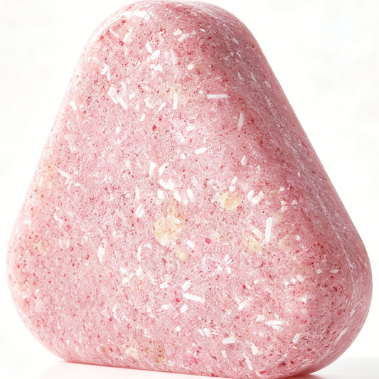 Cherry Blossom Shampoo Bar HW0268, 4.23 oz (120g), Pack of 1, Pink - Strengthening, Shine, Scalp Care