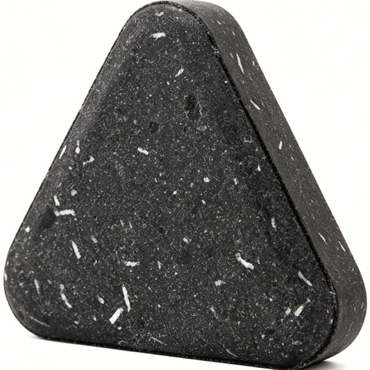 Bamboo Charcoal Shampoo Bar HW0279, 4.23 oz (120g), Pack of 1, Black - for Hair Growth, Strengthening Hair & Damage Repair